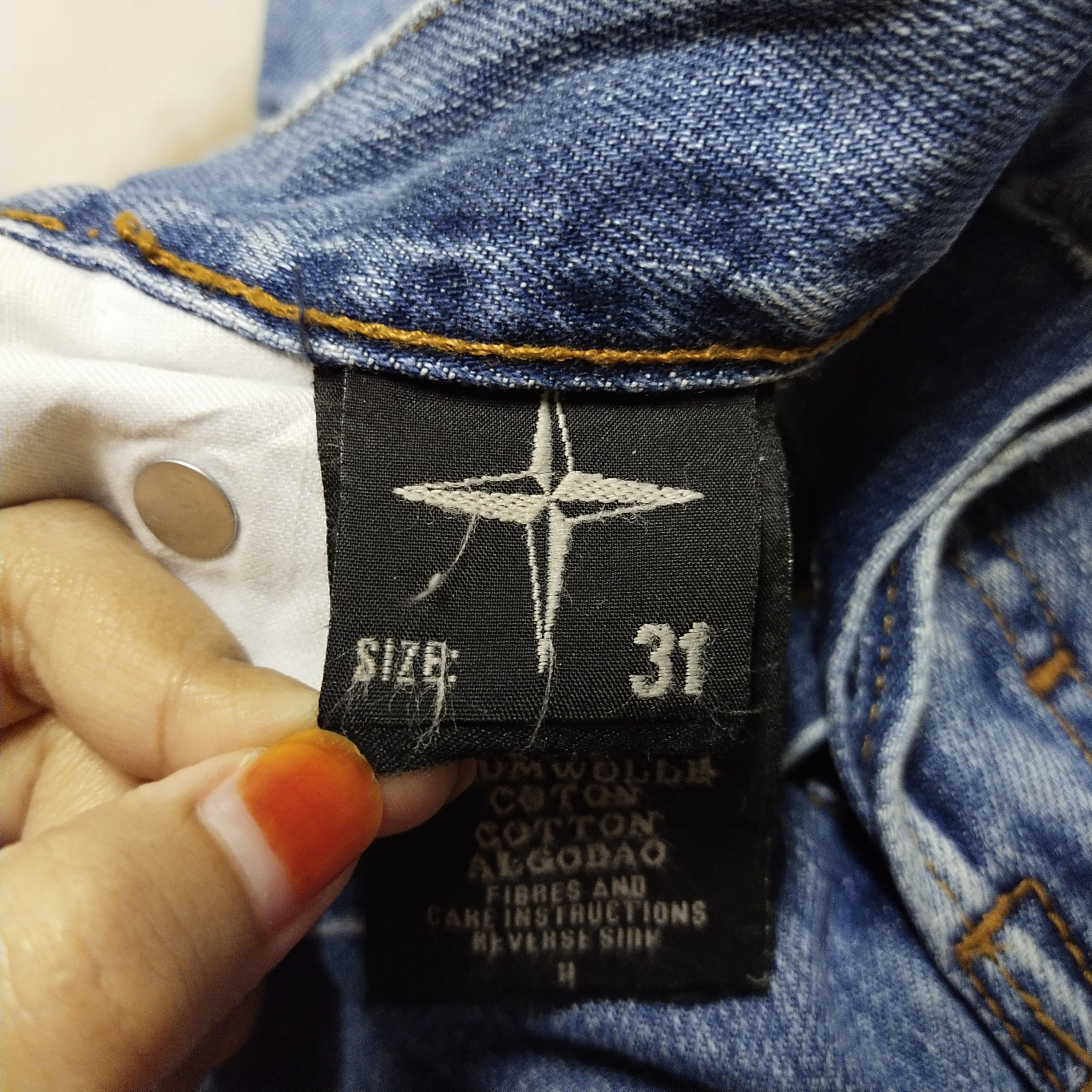 Stone Island × Vintage Rare!! Vintage Stone Island Jeans Size US 31 - 9 Thumbnail