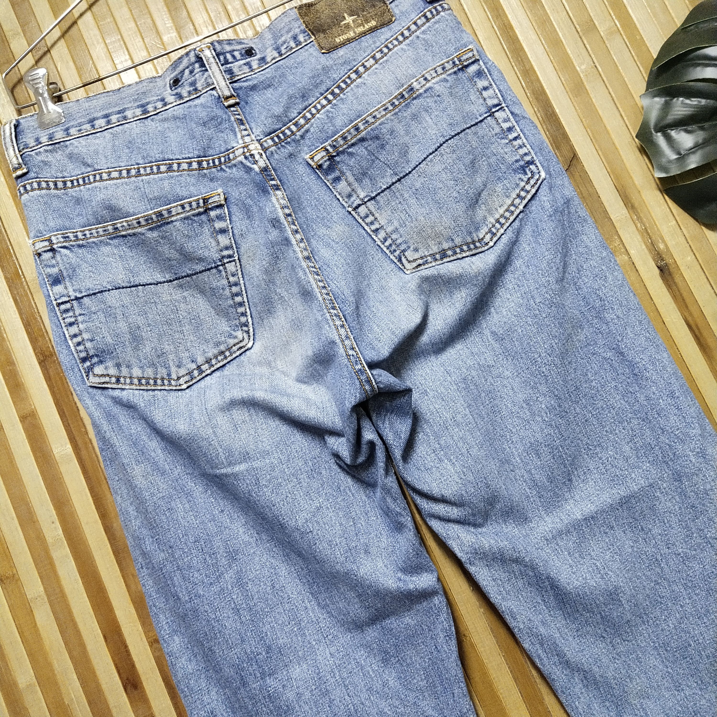 Stone Island × Vintage Rare!! Vintage Stone Island Jeans Size US 31 - 3 Thumbnail