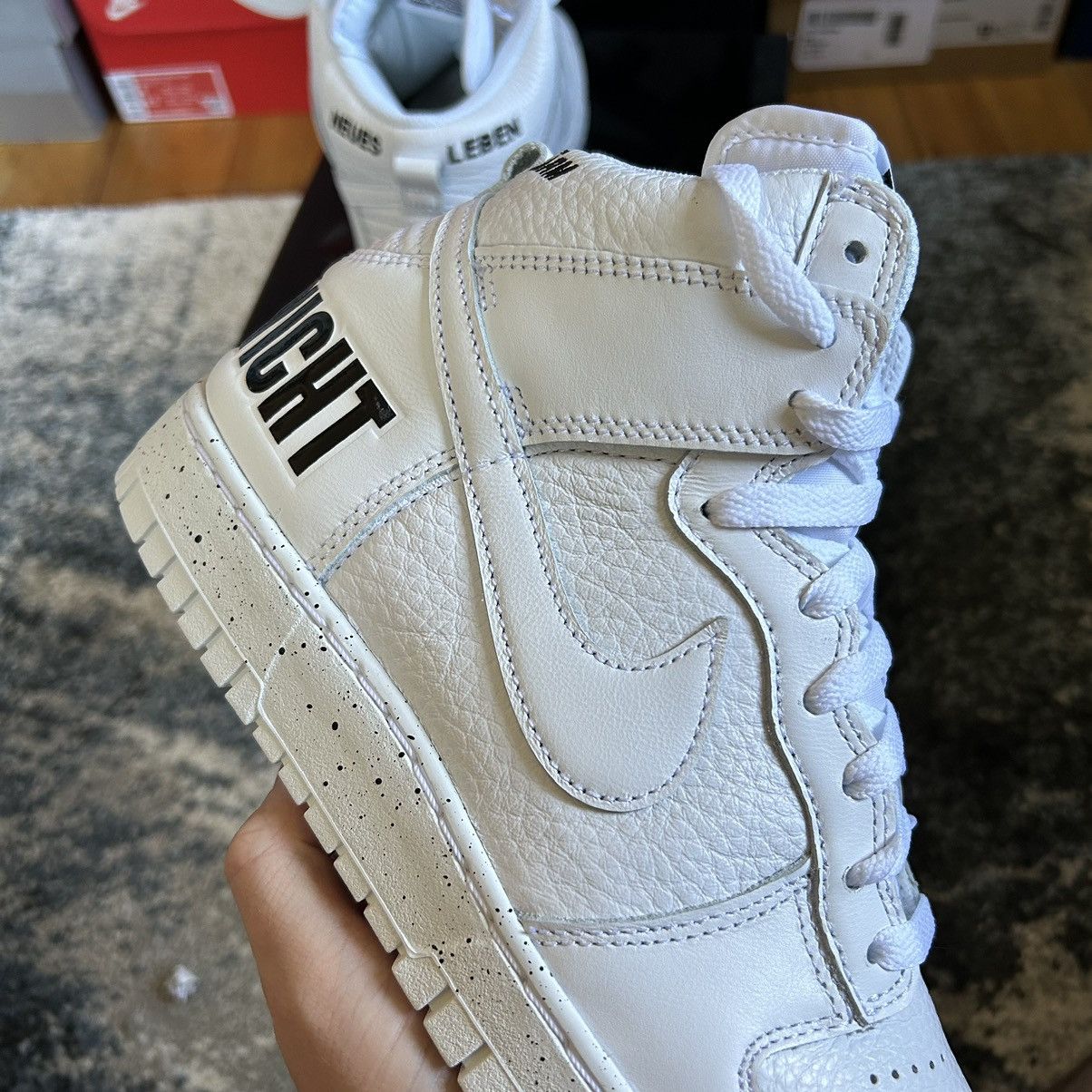 Jun Takahashi NiKE DUNK Hi 1985 UNDERCOVER STORE EXCLUSiVE CHAOS BALANCE Size US 8.5 / EU 41-42 - 10 Thumbnail