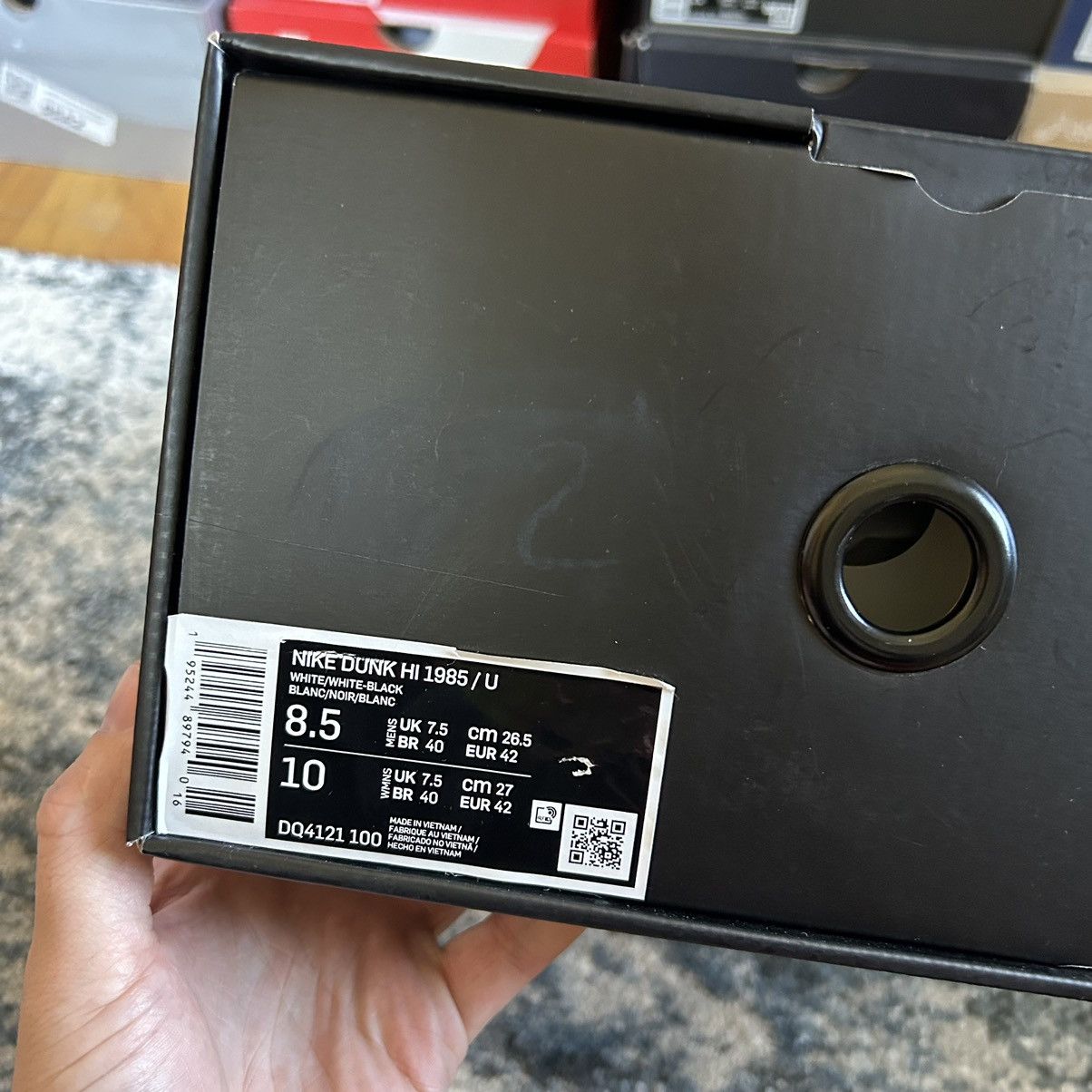 Jun Takahashi NiKE DUNK Hi 1985 UNDERCOVER STORE EXCLUSiVE CHAOS BALANCE Size US 8.5 / EU 41-42 - 19 Thumbnail