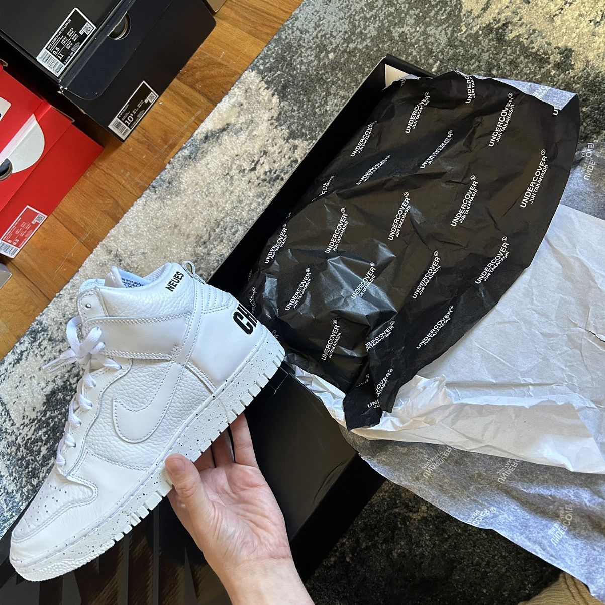 Jun Takahashi NiKE DUNK Hi 1985 UNDERCOVER STORE EXCLUSiVE CHAOS BALANCE Size US 8.5 / EU 41-42 - 17 Thumbnail