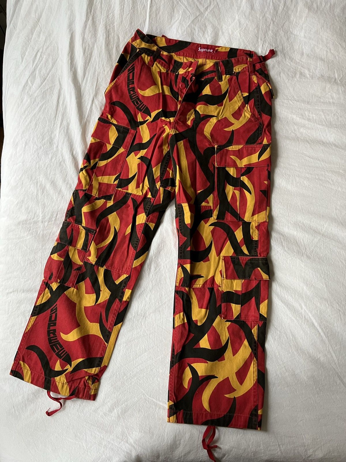 Supreme Supreme Cargo Pant Red Tribal Camo | Grailed