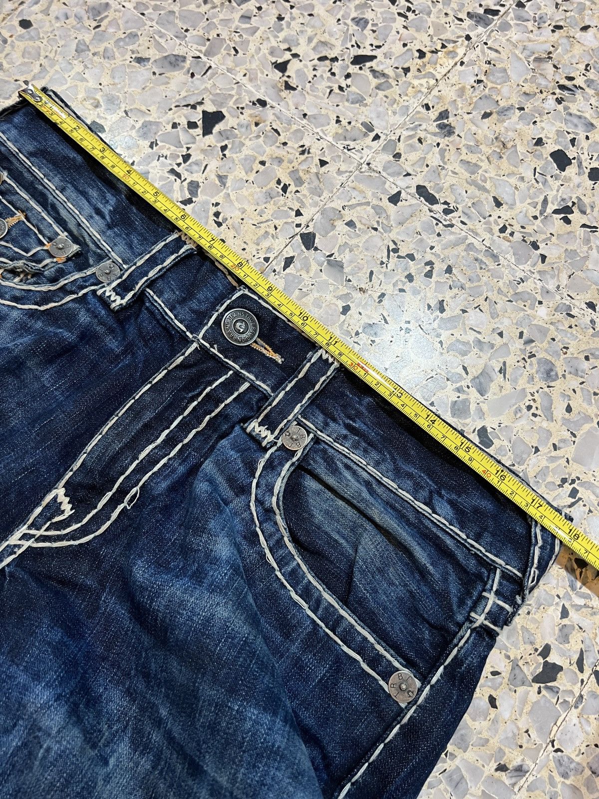 Japanese Brand True Religion Ricky Denim Jeans Size US 36 / EU 52 - 11 Thumbnail