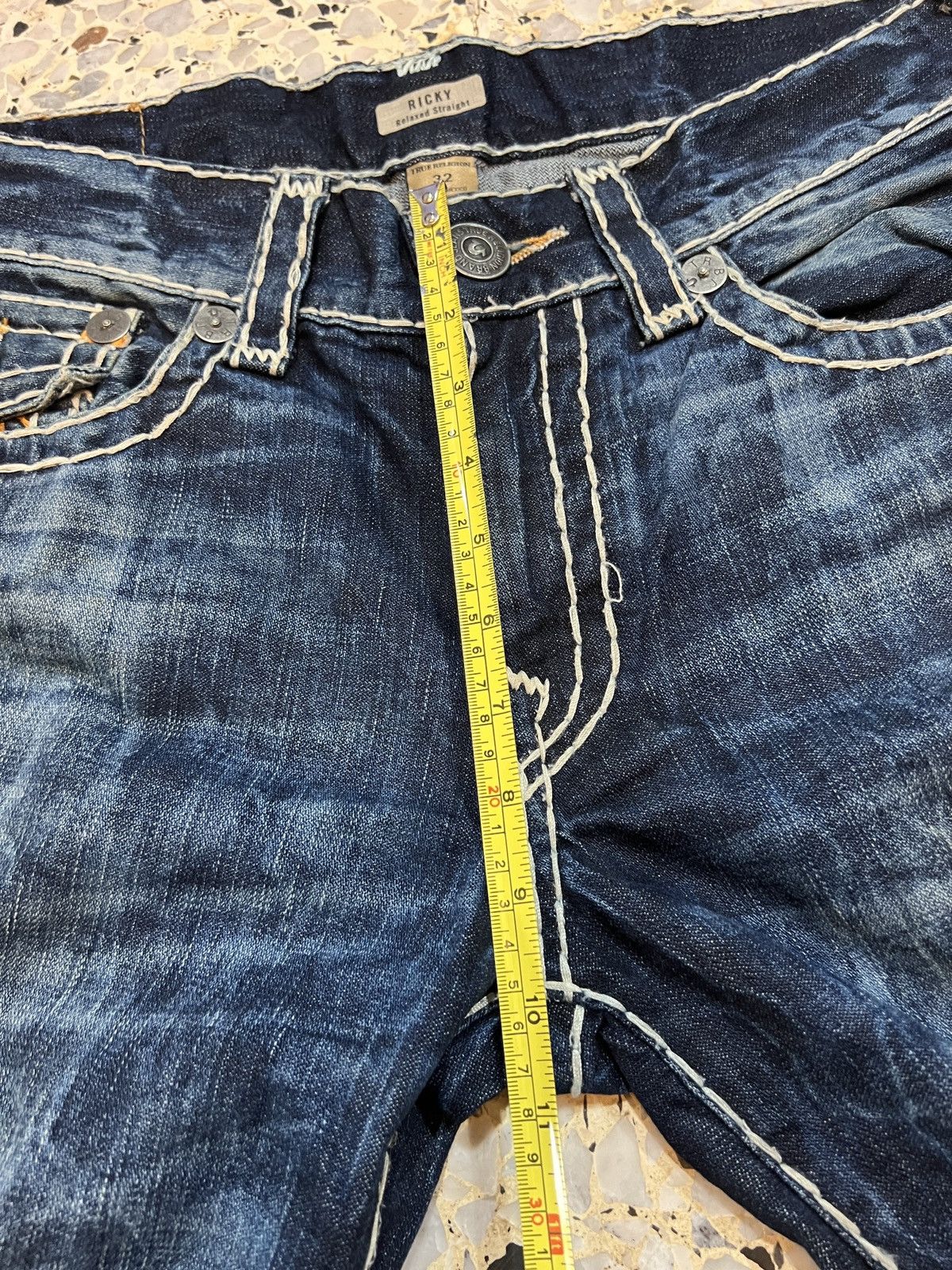 Japanese Brand True Religion Ricky Denim Jeans Size US 36 / EU 52 - 12 Thumbnail