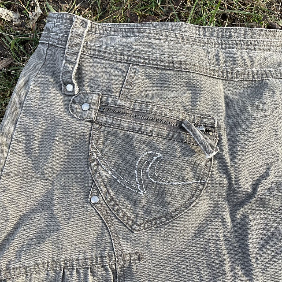 Vintage Vintage 90s Sun Faded Cargo Mini Skirt Y2K Skater Relaxed 30 Size 30" / US 8 / IT 44 - 4 Thumbnail