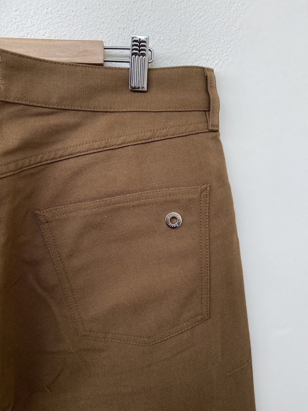 Etudes ETUDES BROWN AND ORANGE CORNER TROUSERS IN CAMEL/ORANG Size US 40 / EU 56 - 4 Thumbnail