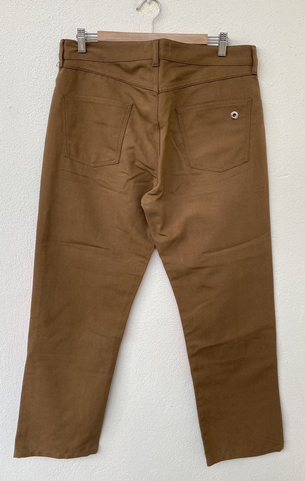 Etudes ETUDES BROWN AND ORANGE CORNER TROUSERS IN CAMEL/ORANG Size US 40 / EU 56 - 2 Thumbnail