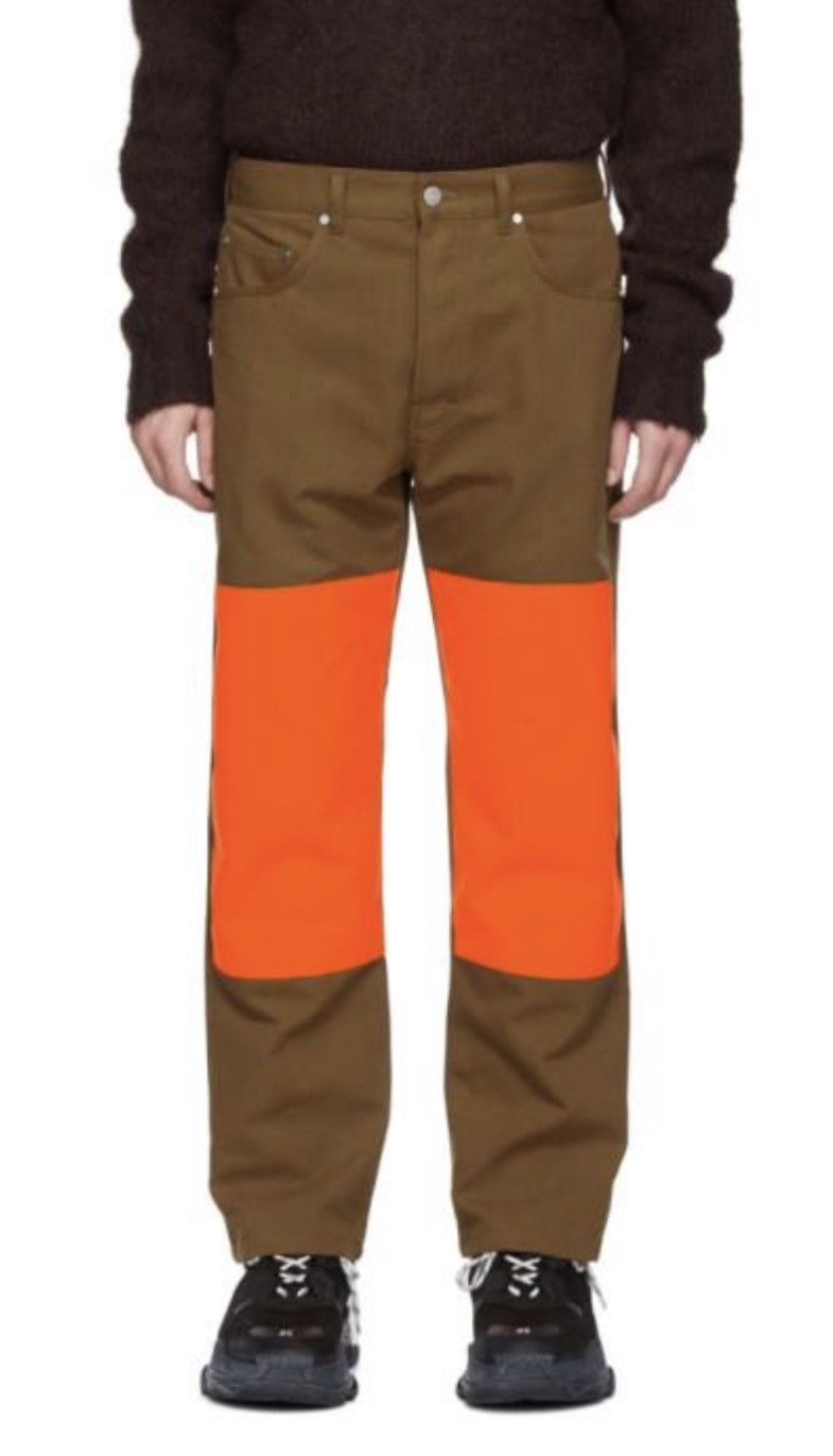 Etudes ETUDES BROWN AND ORANGE CORNER TROUSERS IN CAMEL/ORANG Size US 40 / EU 56 - 6 Thumbnail