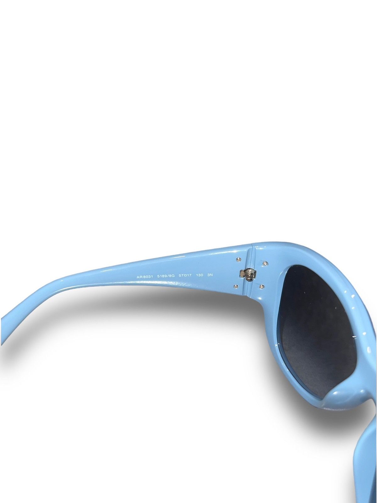 Armani × Emporio Armani × Giorgio Armani Giorgio Armani AR8031 5189/8G Baby Blue Sunglasses Size ONE SIZE - 11 Thumbnail