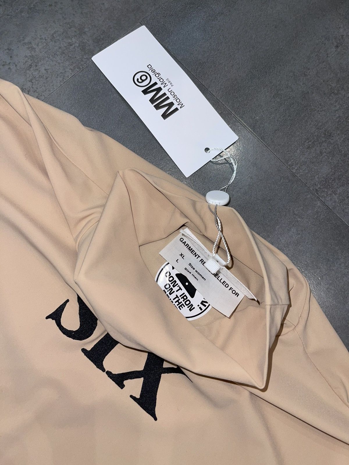 Maison Margiela !DS! SS22 Maison Margiela MM6 Beige Mesh Turtleneck Size XL / US 12-14 / IT 48-50 - 15 Thumbnail