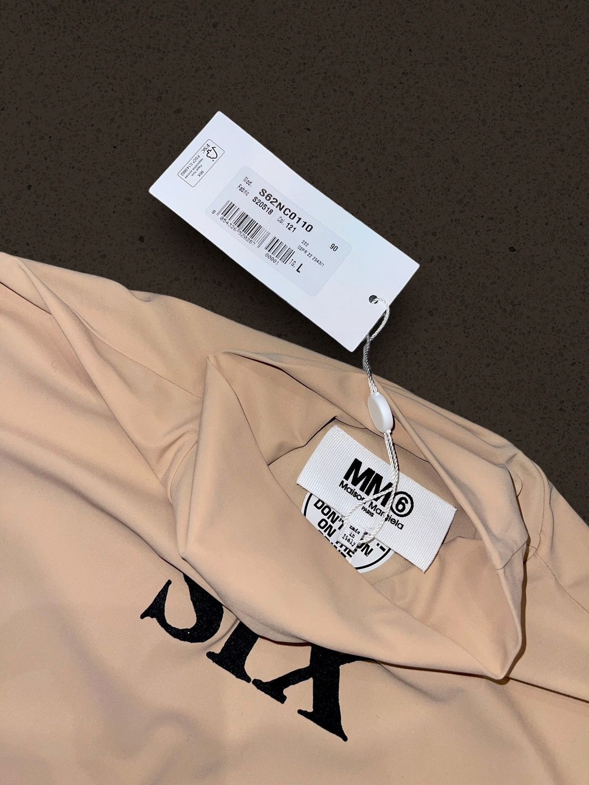Maison Margiela !DS! SS22 Maison Margiela MM6 Beige Mesh Turtleneck Size XL / US 12-14 / IT 48-50 - 14 Thumbnail