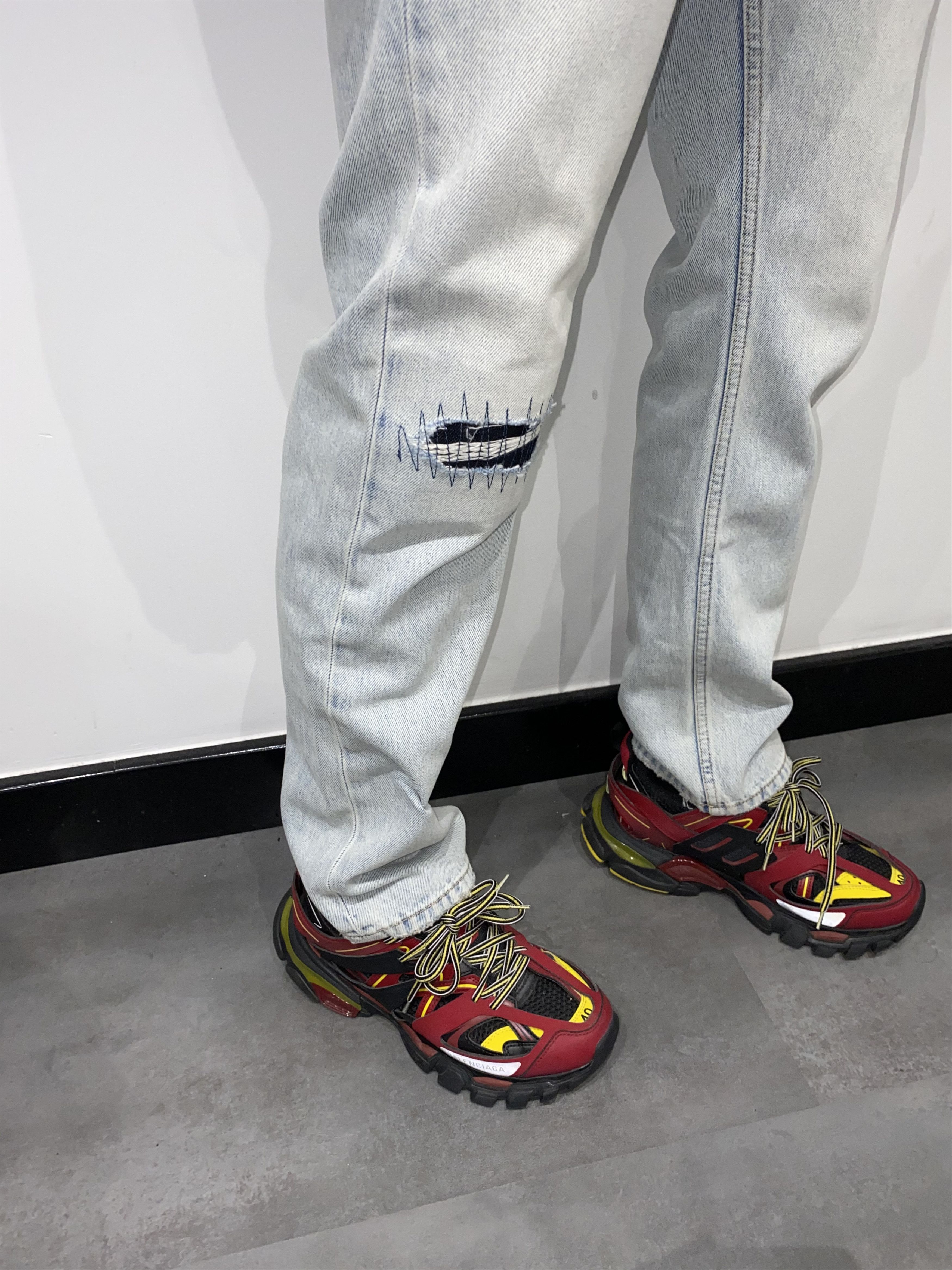 Current/Elliot DS! Current/Elliott Destroyed Helmut Lang Like Denim Pants Size 27" / US 4 / IT 40 - 4 Thumbnail