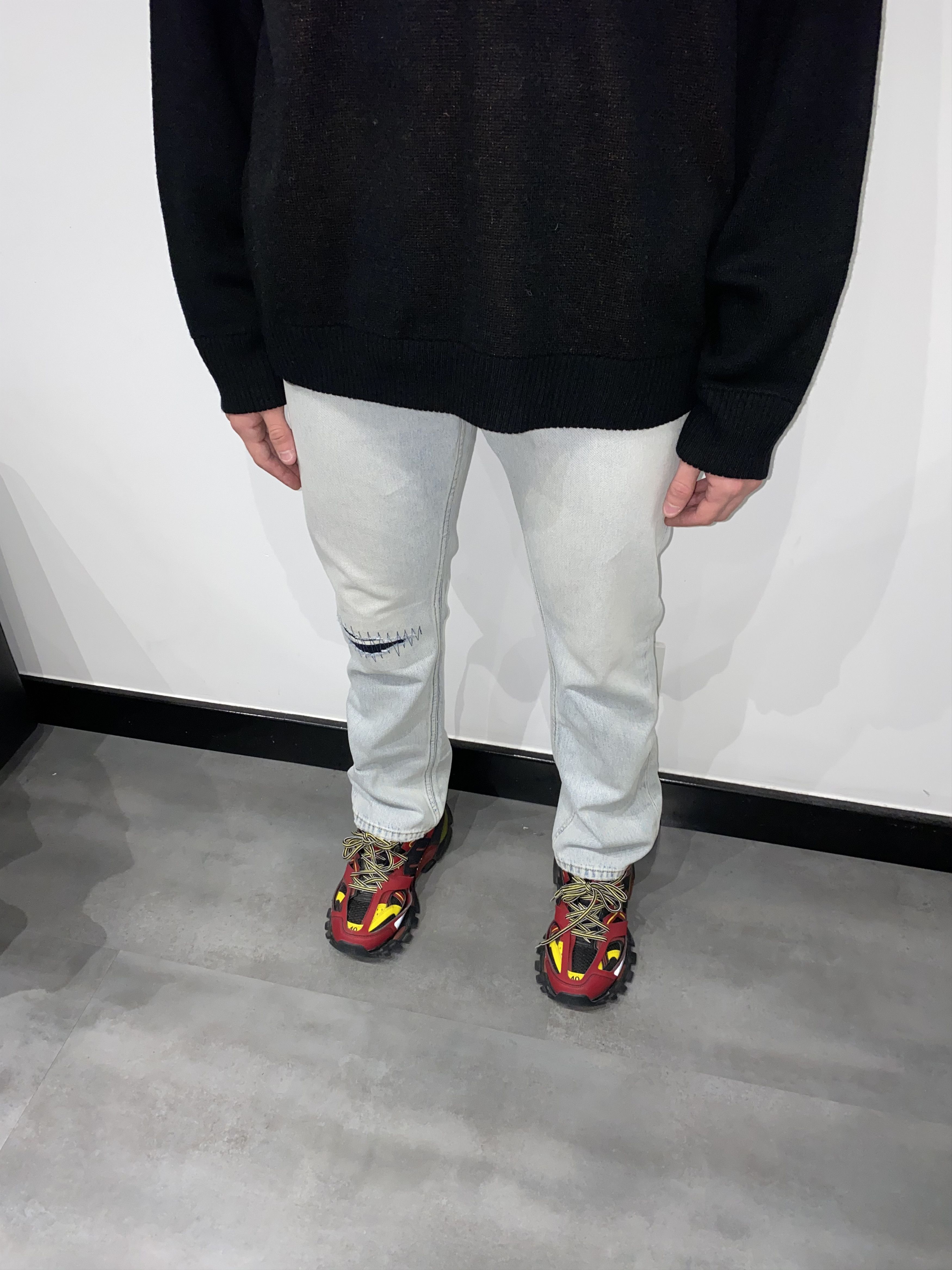 Current/Elliot DS! Current/Elliott Destroyed Helmut Lang Like Denim Pants Size 27" / US 4 / IT 40 - 3 Thumbnail