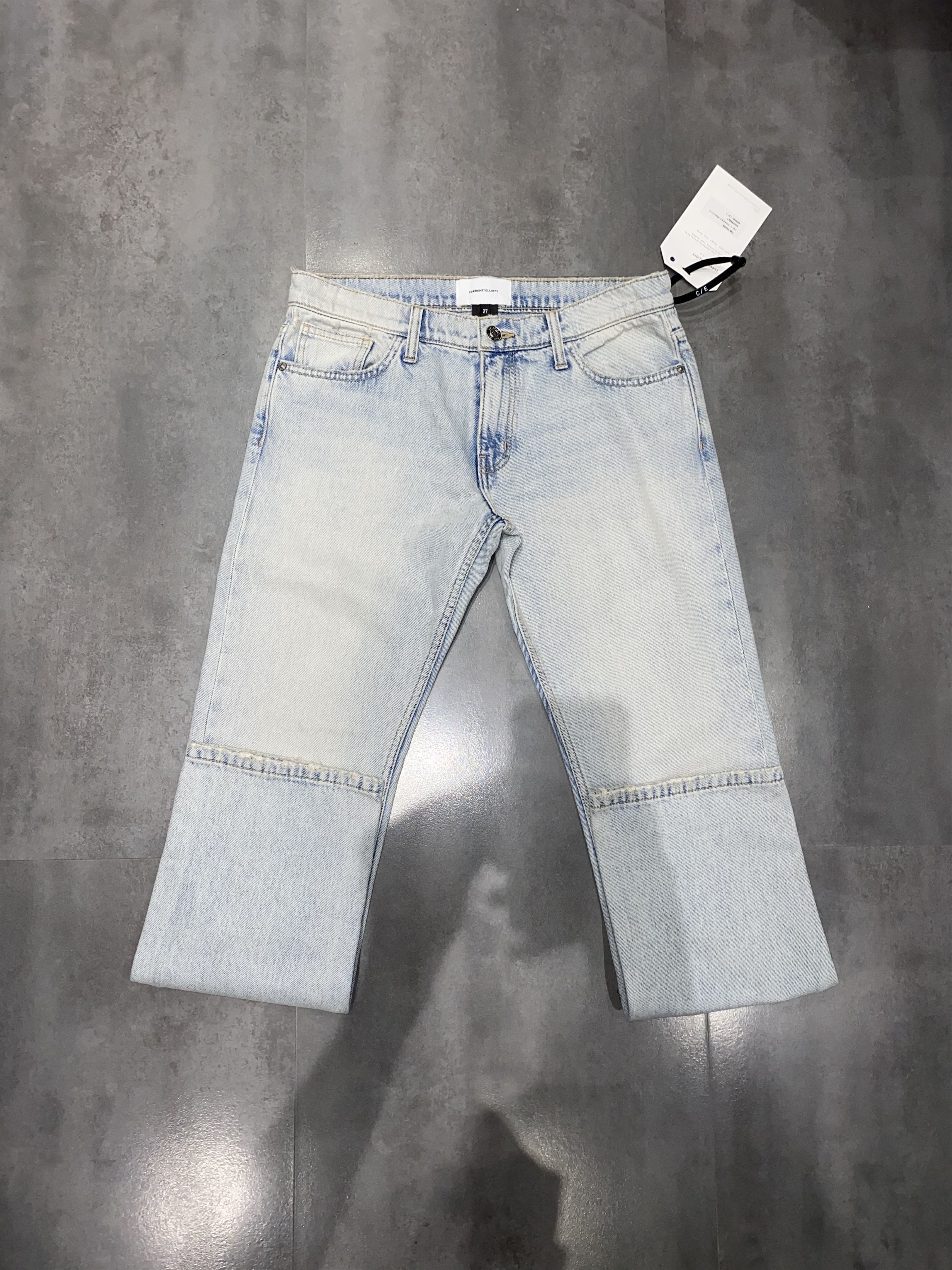 Current/Elliot DS! Current/Elliott Destroyed Helmut Lang Like Denim Pants Size 27" / US 4 / IT 40 - 10 Thumbnail