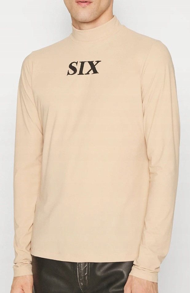 Maison Margiela !DS! SS22 Maison Margiela MM6 Beige Mesh Turtleneck Size US M / EU 48-50 / 2 - 1 Thumbnail