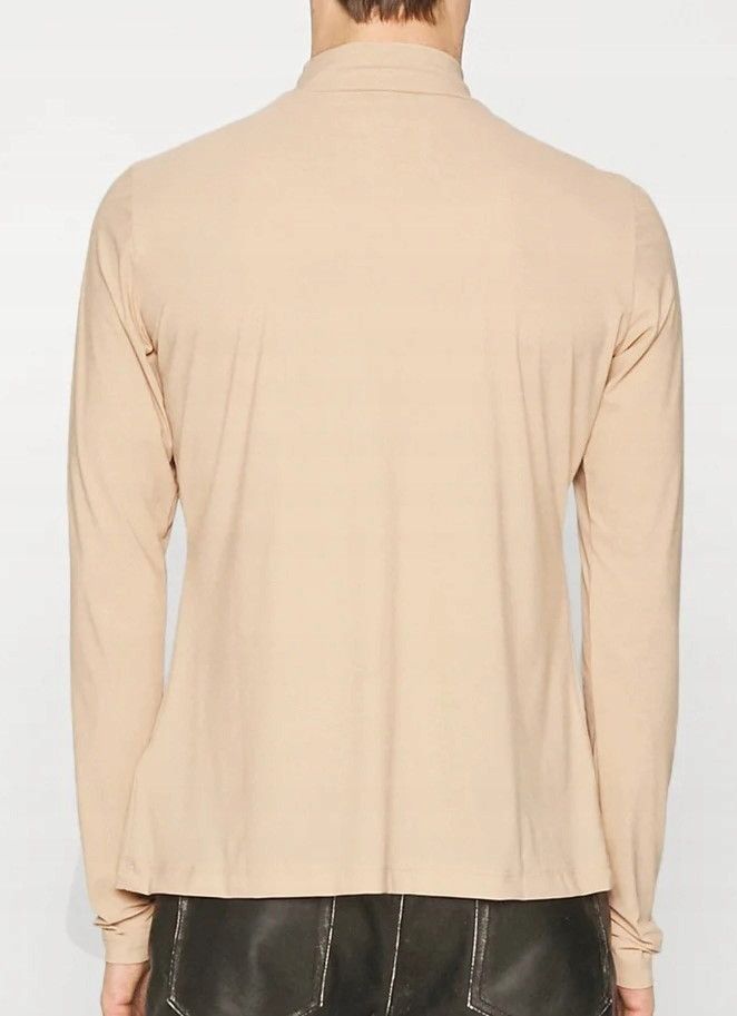 Maison Margiela !DS! SS22 Maison Margiela MM6 Beige Mesh Turtleneck Size US M / EU 48-50 / 2 - 3 Thumbnail