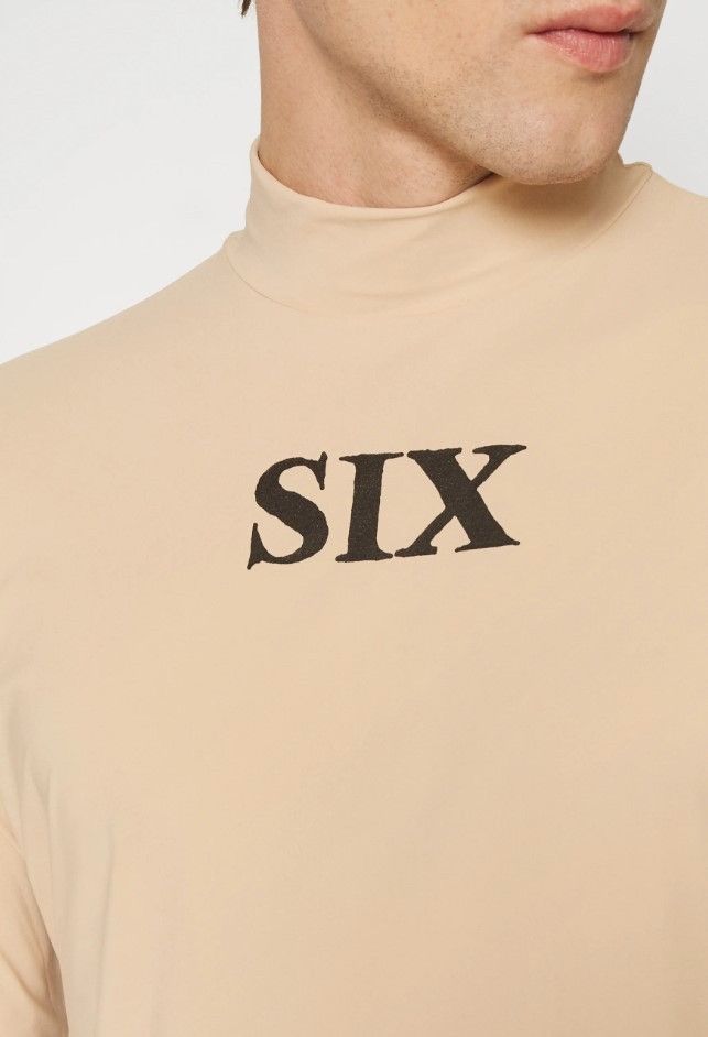 Maison Margiela !DS! SS22 Maison Margiela MM6 Beige Mesh Turtleneck Size US M / EU 48-50 / 2 - 2 Thumbnail