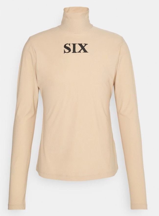 Maison Margiela !DS! SS22 Maison Margiela MM6 Beige Mesh Turtleneck Size US M / EU 48-50 / 2 - 4 Thumbnail