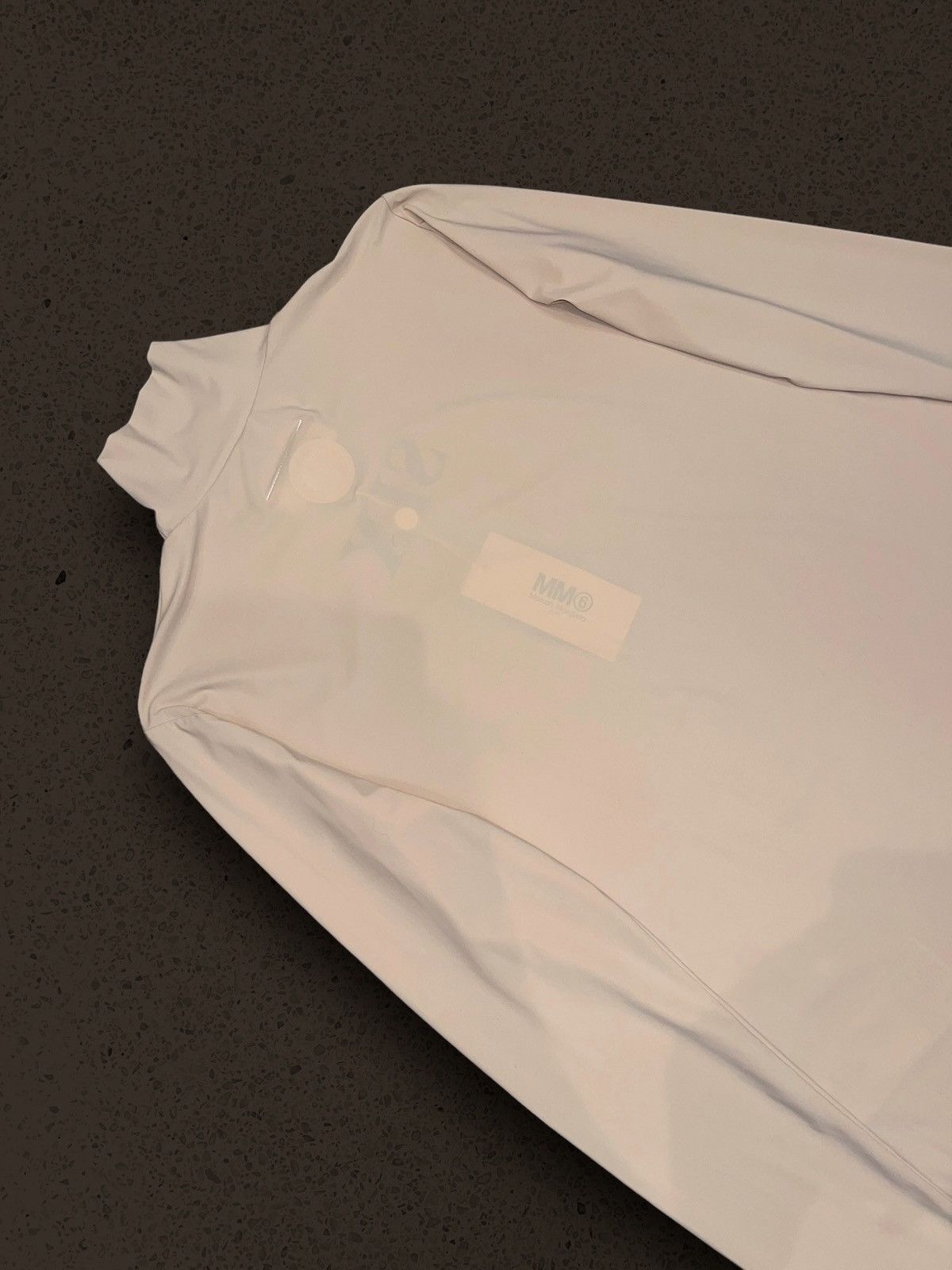 Maison Margiela !DS! SS22 Maison Margiela MM6 Beige Mesh Turtleneck Size US M / EU 48-50 / 2 - 13 Thumbnail