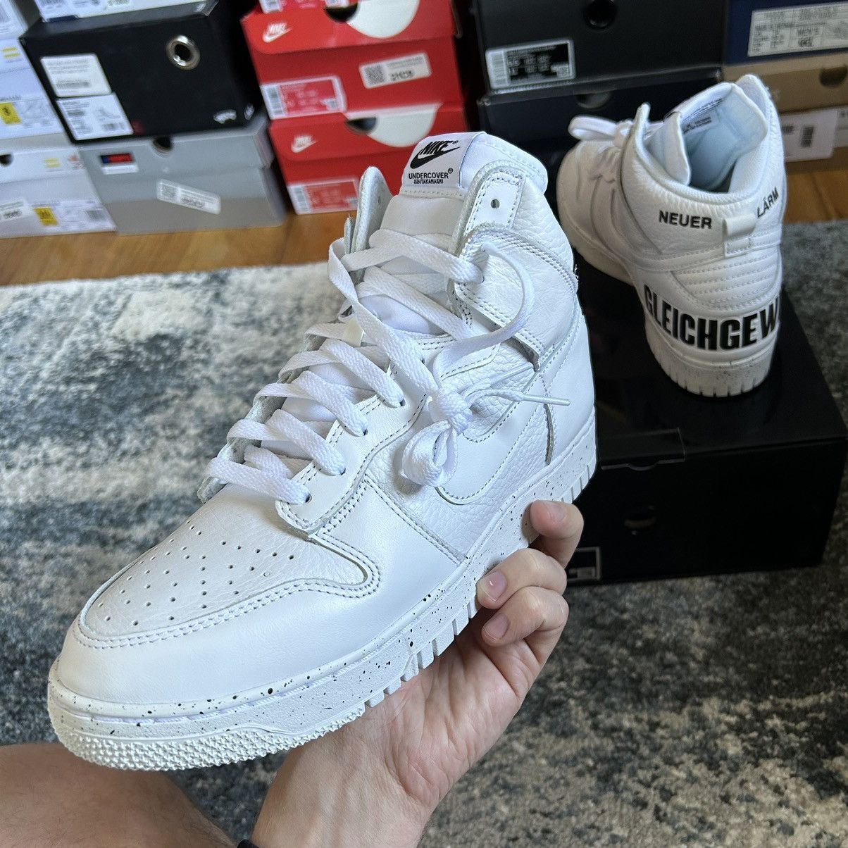 Jun Takahashi NiKE DUNK Hi 1985 UNDERCOVER STORE EXCLUSiVE CHAOS BALANCE Size US 9.5 / EU 42-43 - 15 Thumbnail
