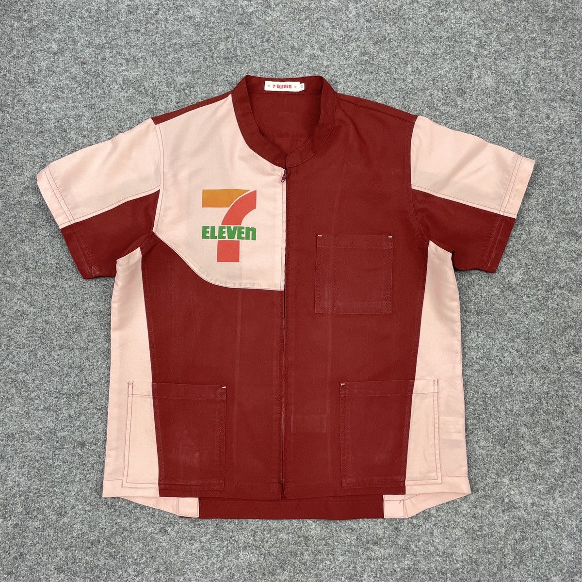 Japanese Brand × Vintage Vintage 90's 7 Eleven Worker Shirt Size US M / EU 48-50 / 2 - 1 Thumbnail