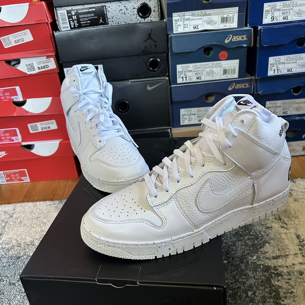 Jun Takahashi NiKE DUNK Hi 1985 UNDERCOVER STORE EXCLUSiVE CHAOS BALANCE Size US 11.5 / EU 44-45 - 8 Thumbnail