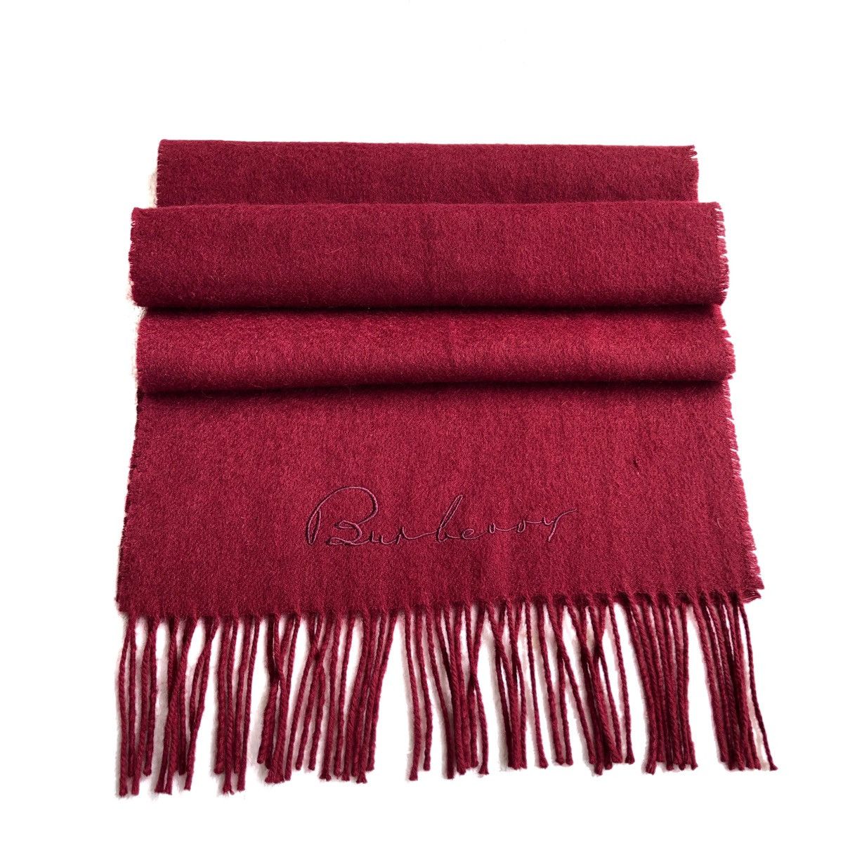 Burberry Burberry Plain Cashmere scarves/ muffler Size ONE SIZE - 3 Thumbnail