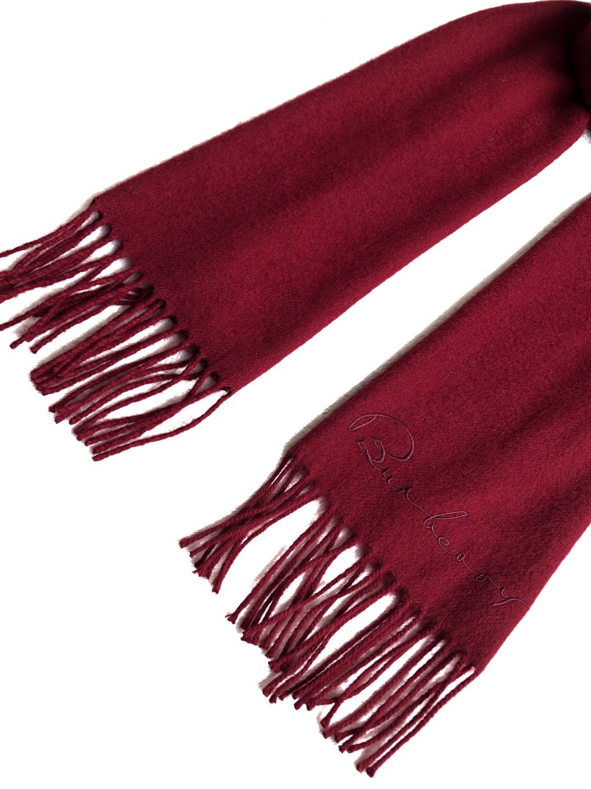 Burberry Burberry Plain Cashmere scarves/ muffler Size ONE SIZE - 4 Thumbnail