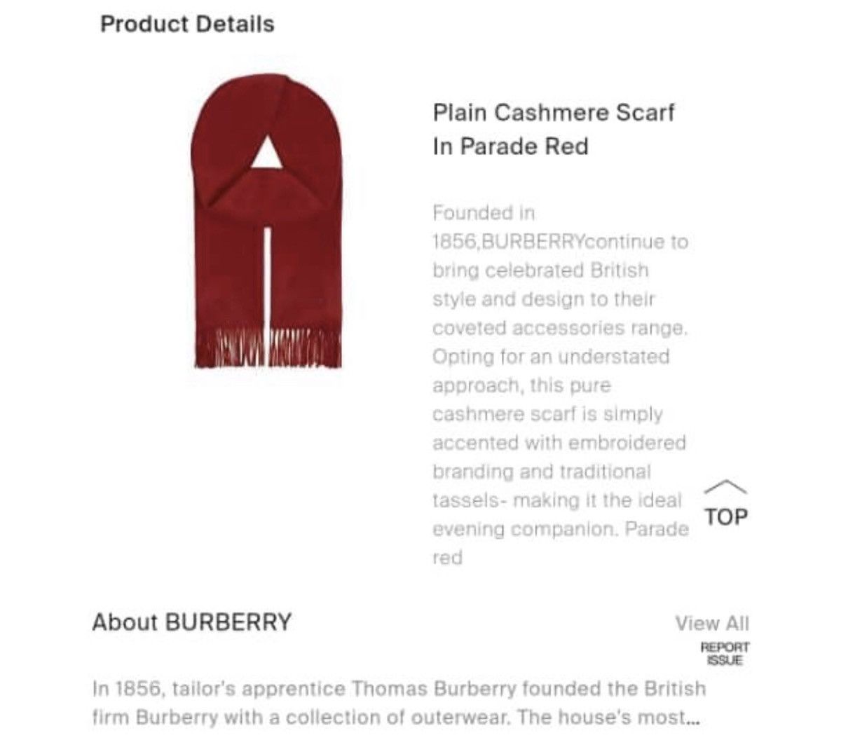 Burberry Burberry Plain Cashmere scarves/ muffler Size ONE SIZE - 5 Thumbnail