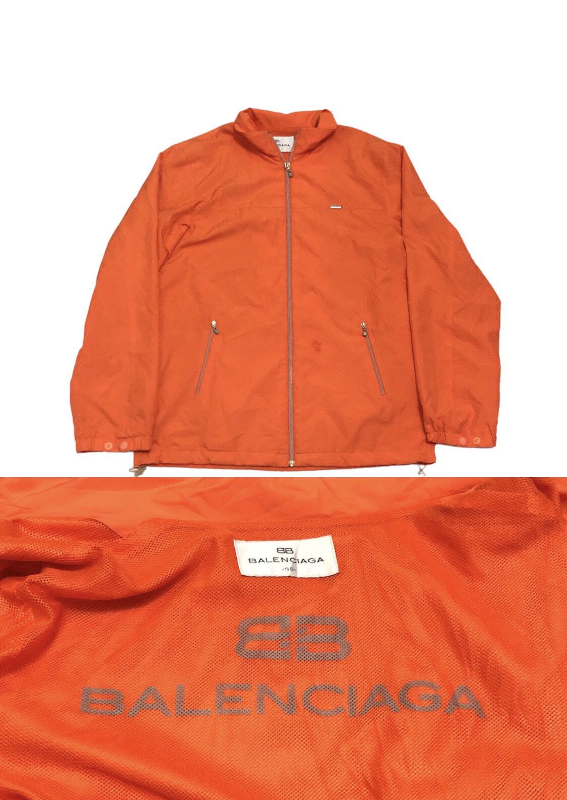 Balenciaga Vintage 90s Balenciaga Golf Light Jacket Big Logo Size US S / EU 44-46 / 1 - 1 Thumbnail