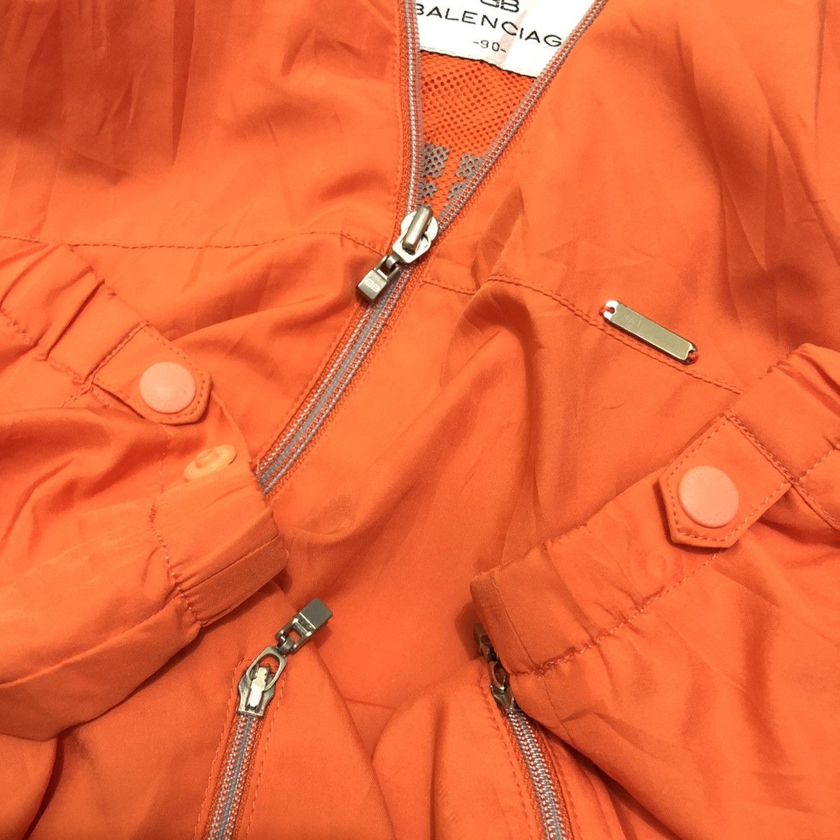 Balenciaga Vintage 90s Balenciaga Golf Light Jacket Big Logo Size US S / EU 44-46 / 1 - 6 Thumbnail