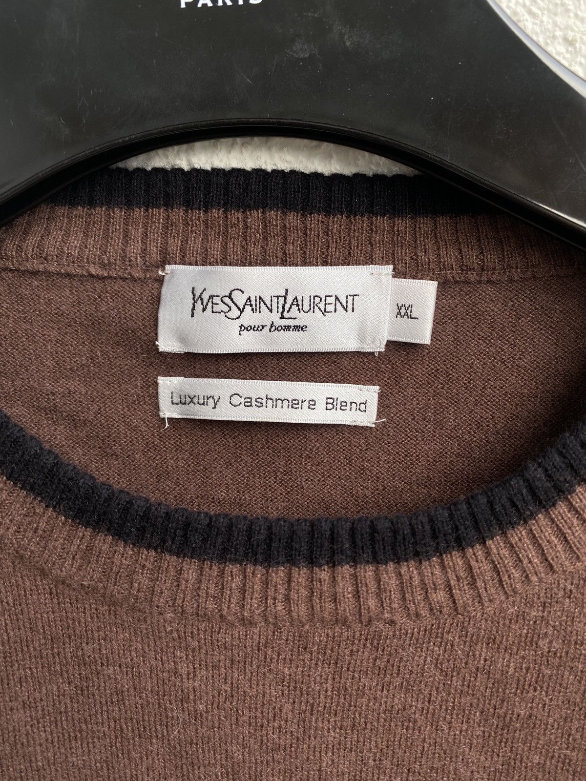 Yves Saint Laurent Cashmere YSL Sweater Saint Laurent Sweatshirt Size US XXL / EU 58 / 5 - 4 Thumbnail