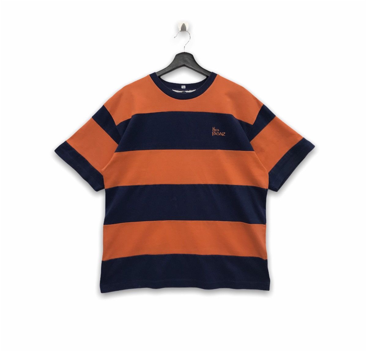 Vintage *Rare!! Vintage No Bonz Stripe Tee Size US L / EU 52-54 / 3 - 1 Thumbnail