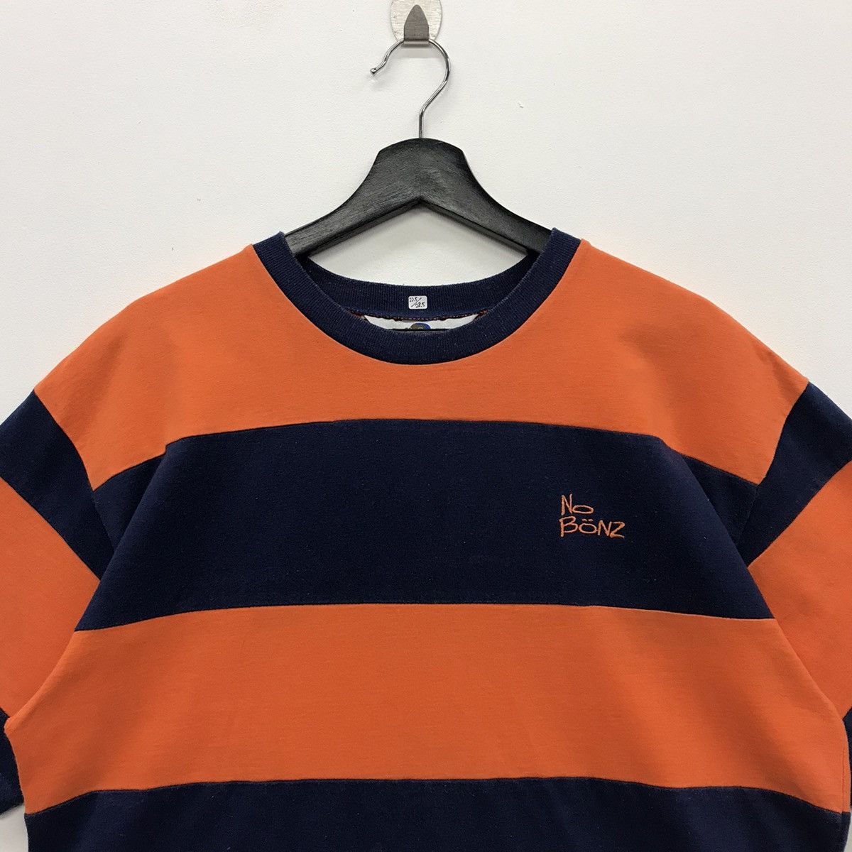 Vintage *Rare!! Vintage No Bonz Stripe Tee Size US L / EU 52-54 / 3 - 2 Thumbnail