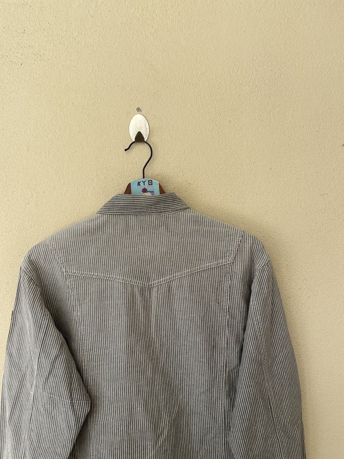 Japanese Brand × Vintage DOGMAN HICKORY STRIPE WORKER JACKET Size US M / EU 48-50 / 2 - 7 Thumbnail