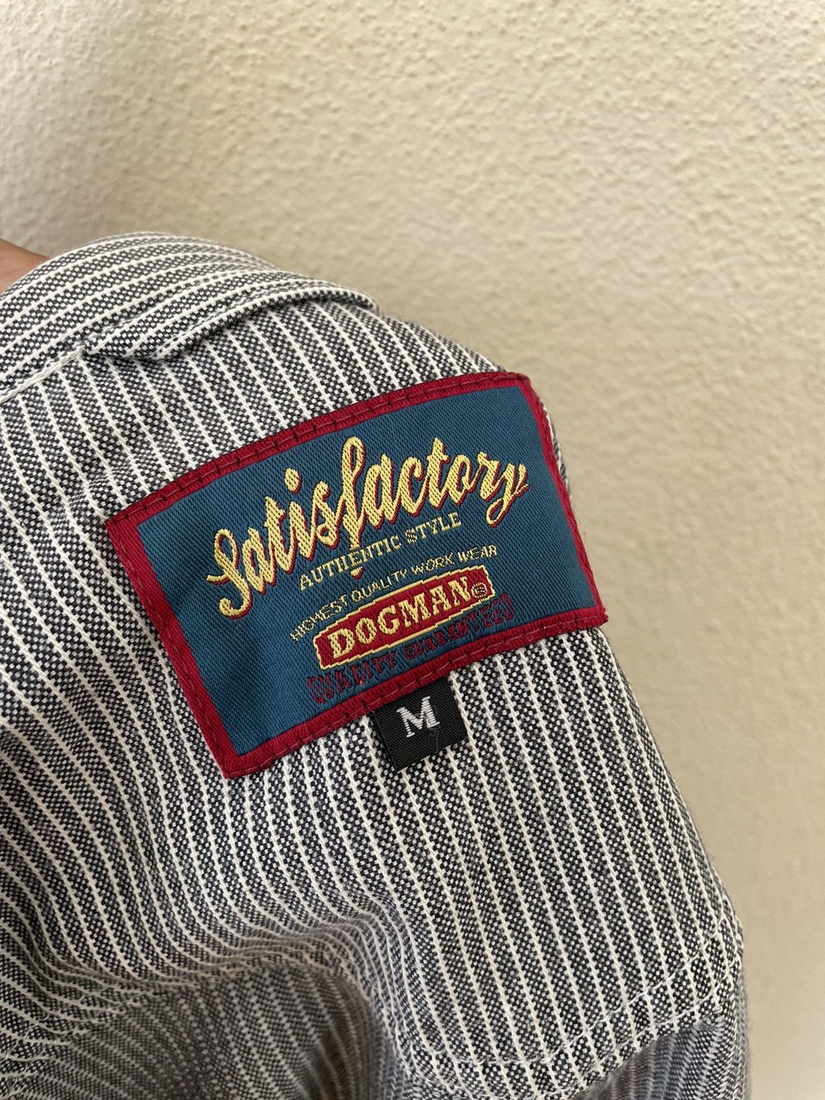 Japanese Brand × Vintage DOGMAN HICKORY STRIPE WORKER JACKET Size US M / EU 48-50 / 2 - 9 Thumbnail