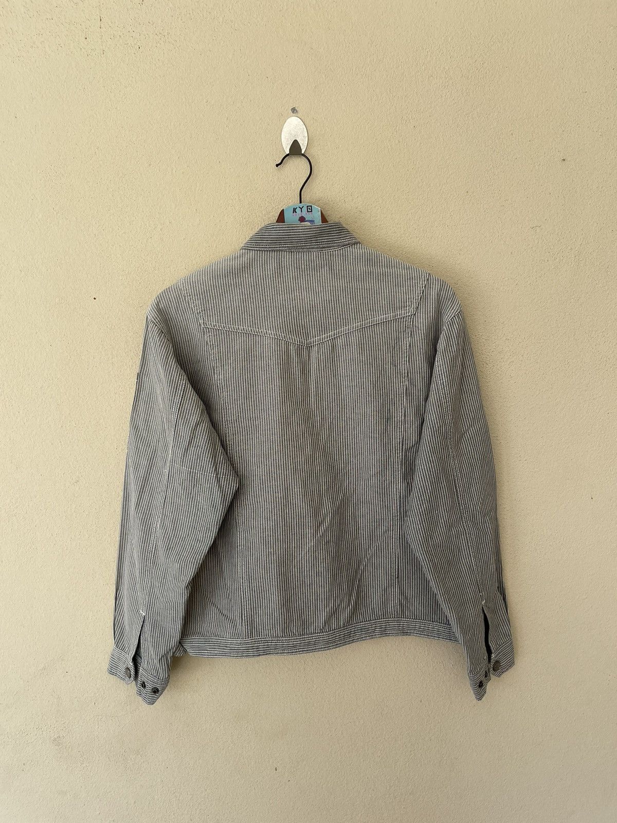 Japanese Brand × Vintage DOGMAN HICKORY STRIPE WORKER JACKET Size US M / EU 48-50 / 2 - 5 Thumbnail