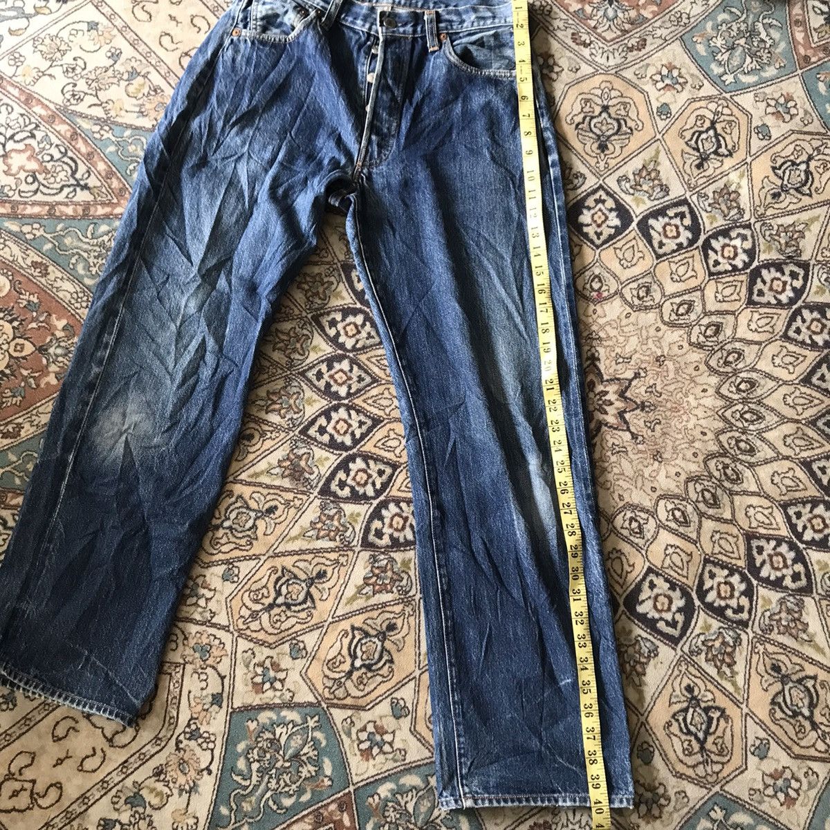Levi's Vintage Levis 501xx Big E Hidden Rivets Selvedge Jeans Size US 30 / EU 46 - 24 Thumbnail