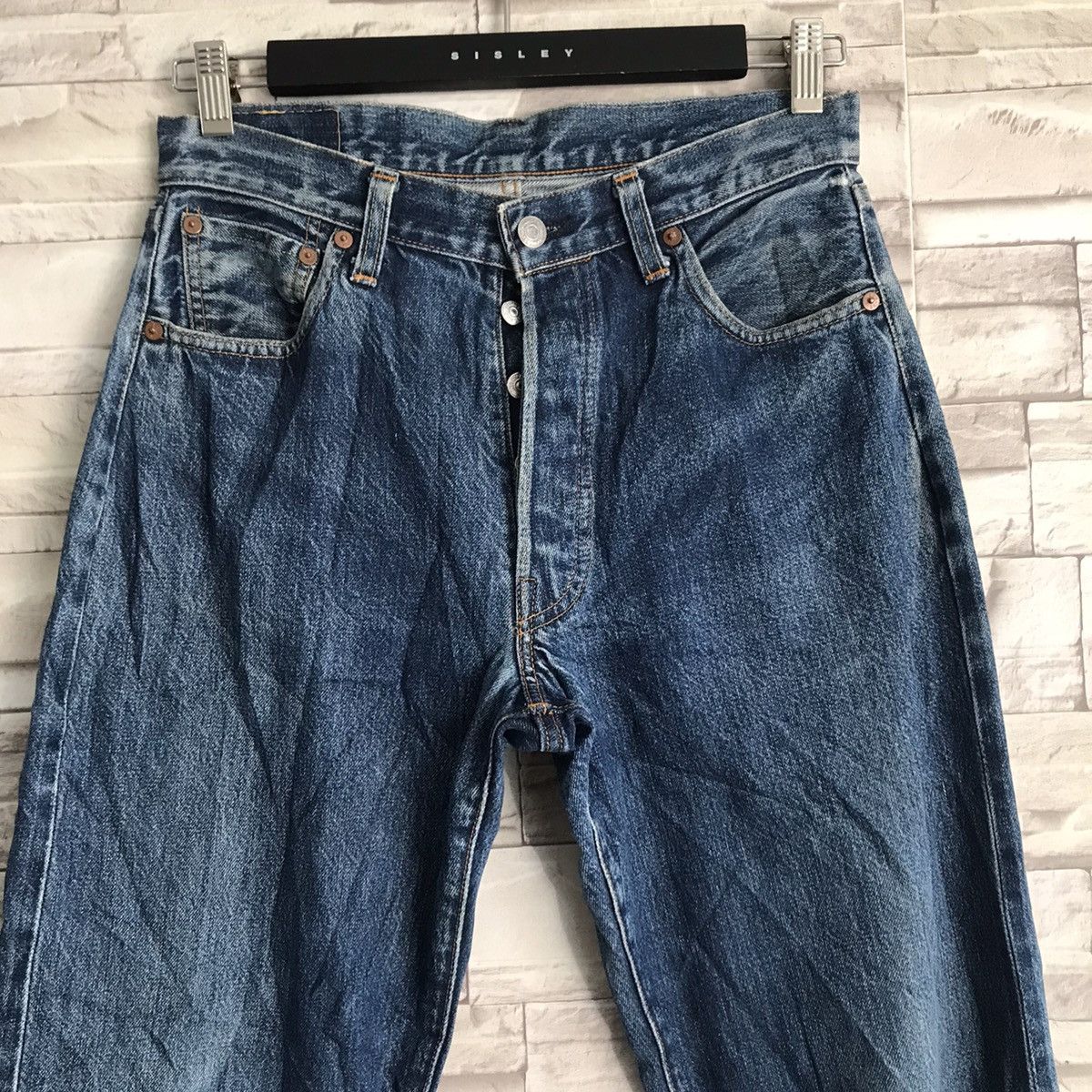 Levi's Vintage Levis 501xx Big E Hidden Rivets Selvedge Jeans Size US 30 / EU 46 - 3 Thumbnail