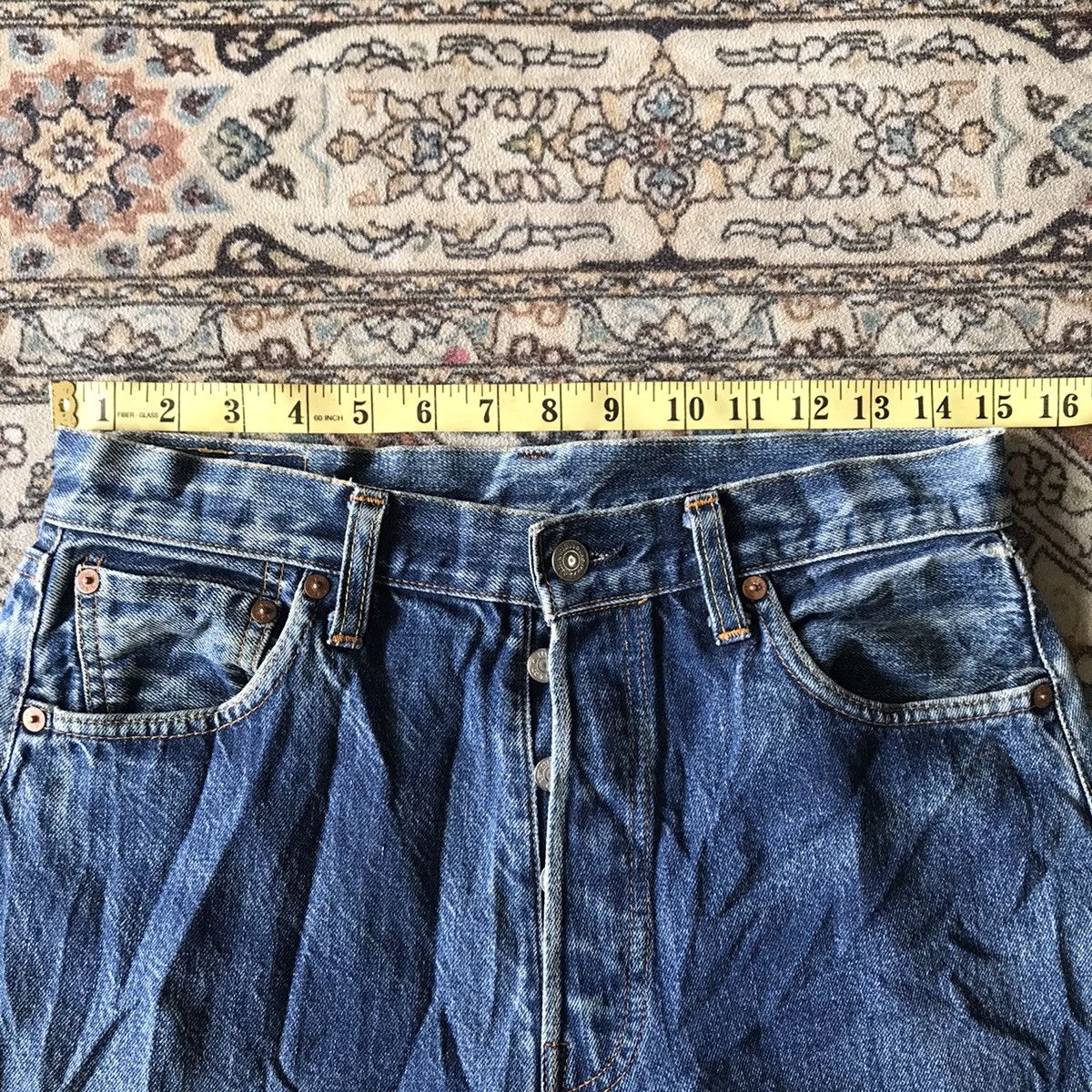 Levi's Vintage Levis 501xx Big E Hidden Rivets Selvedge Jeans Size US 30 / EU 46 - 23 Thumbnail