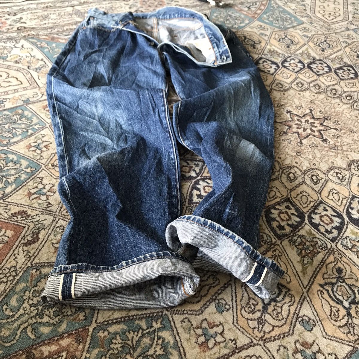 Levi's Vintage Levis 501xx Big E Hidden Rivets Selvedge Jeans Size US 30 / EU 46 - 17 Thumbnail