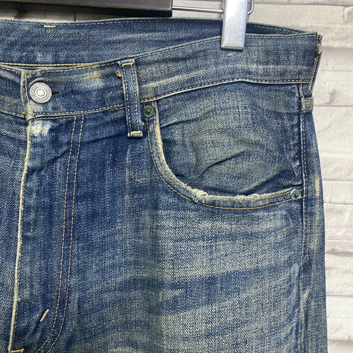 Levi's Vintage Levis 502 Big E Redline Jeans Lot 1967 34x32 Size US 34 / EU 50 - 10 Thumbnail