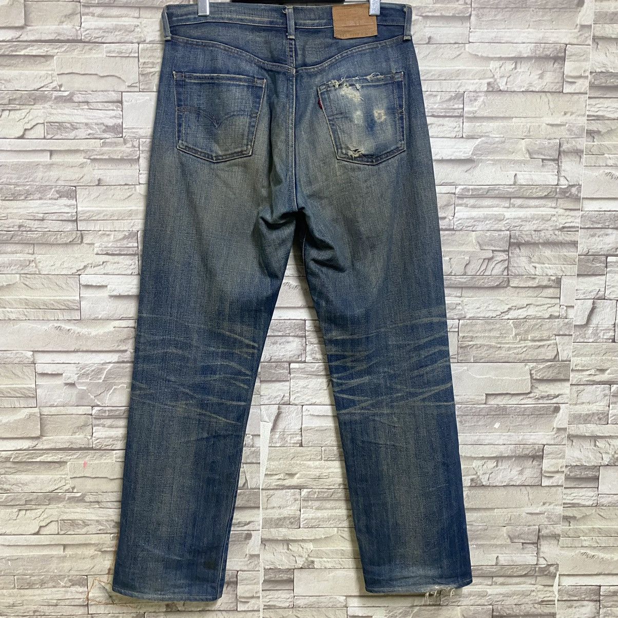 Levi's Vintage Levis 502 Big E Redline Jeans Lot 1967 34x32 Size US 34 / EU 50 - 11 Thumbnail