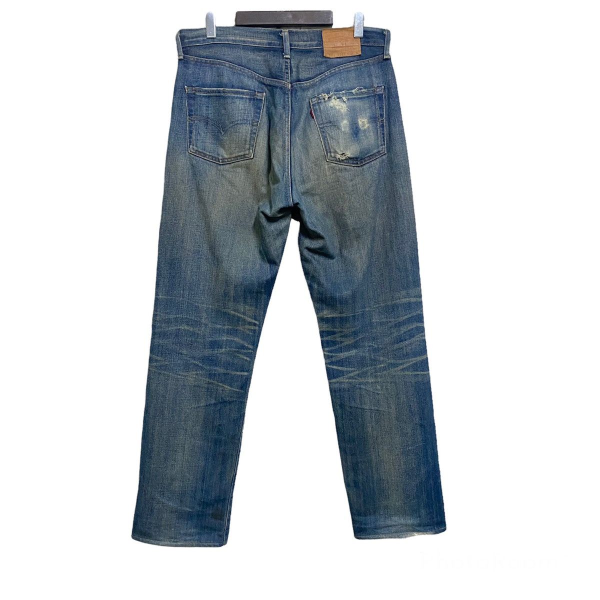 Levi's Vintage Levis 502 Big E Redline Jeans Lot 1967 34x32 Size US 34 / EU 50 - 2 Thumbnail