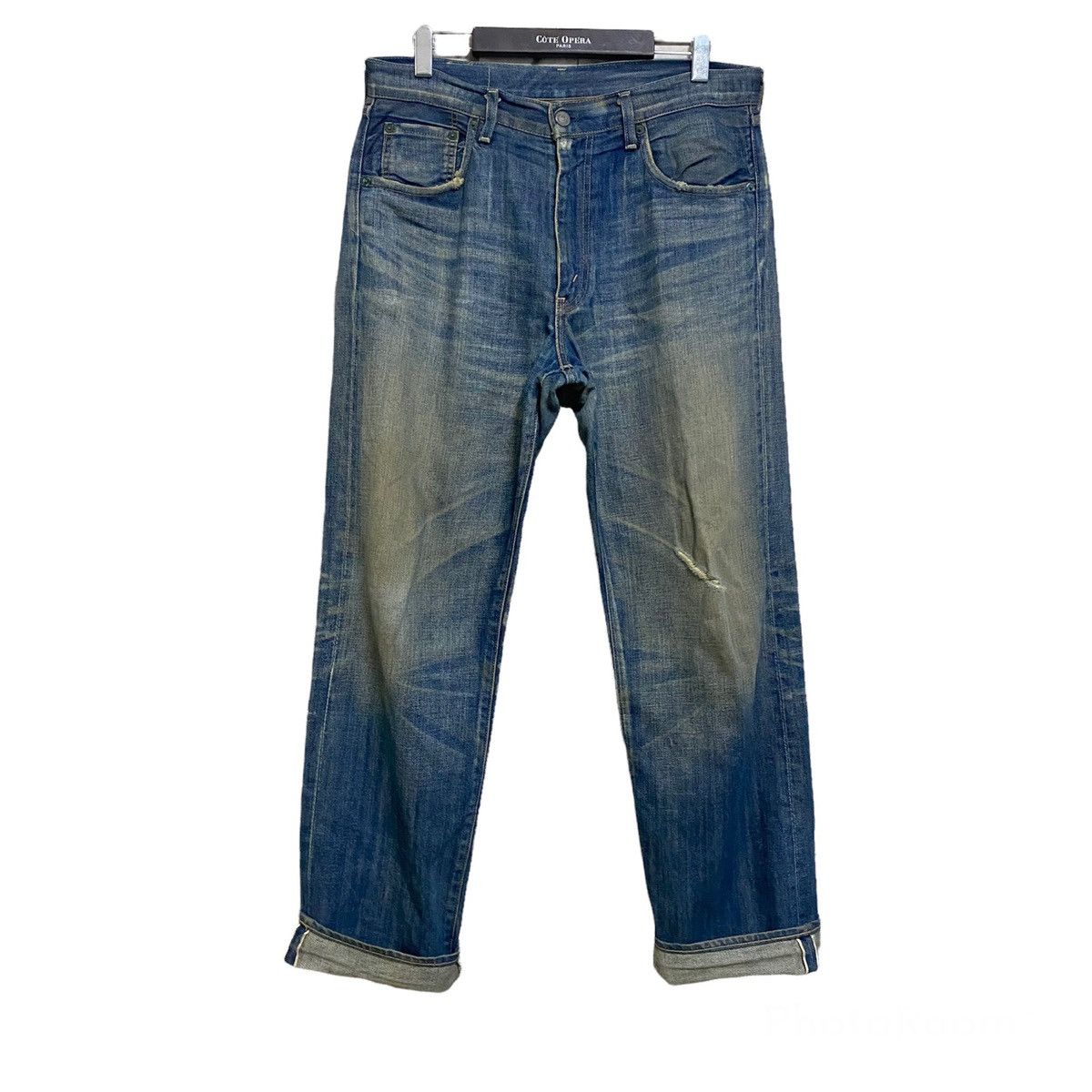 Levi's Vintage Levis 502 Big E Redline Jeans Lot 1967 34x32 Size US 34 / EU 50 - 1 Thumbnail