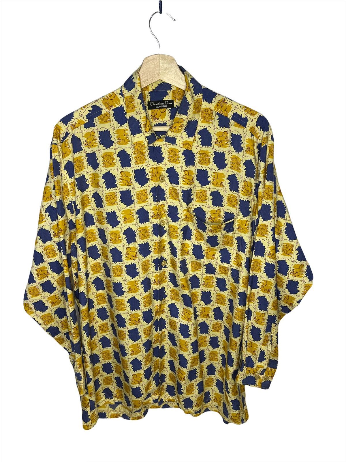 Christian Dior store Button Down Floral Shirt