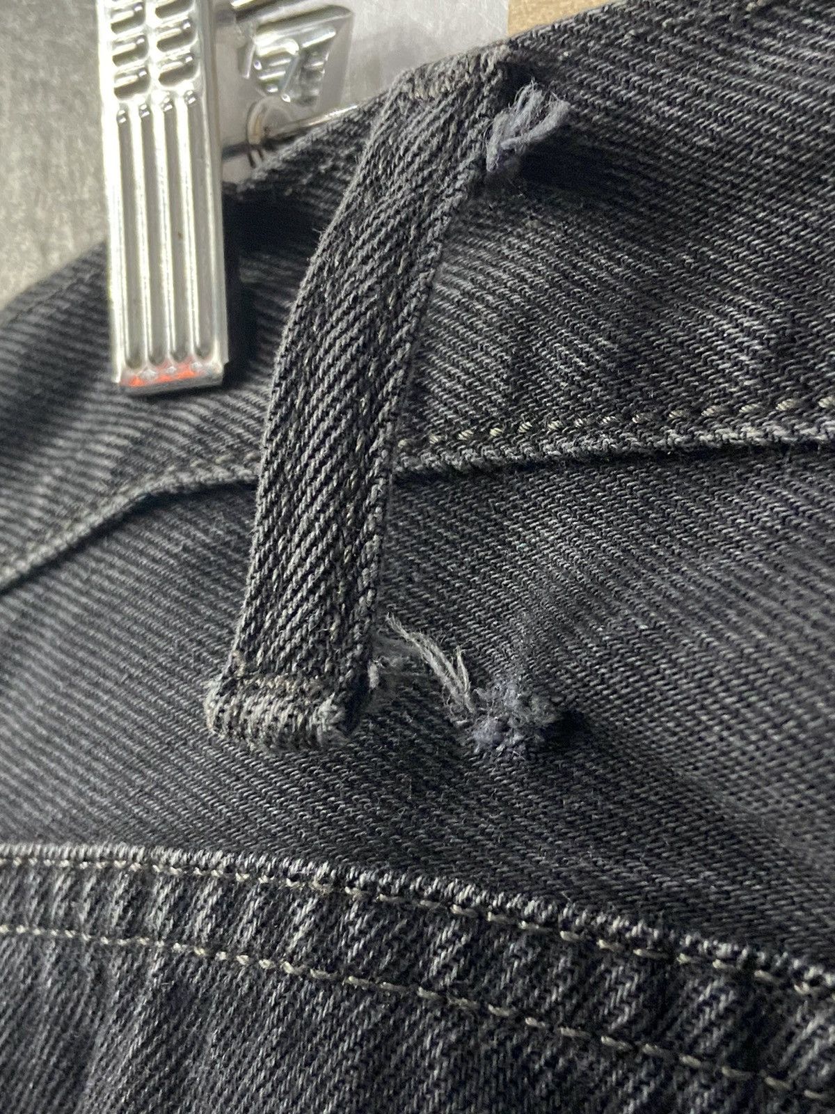 Levi's × Vintage Vintage Levi’s 501 Faded Black Jeans Denim 38X30 Size US 38 / EU 54 - 20 Thumbnail