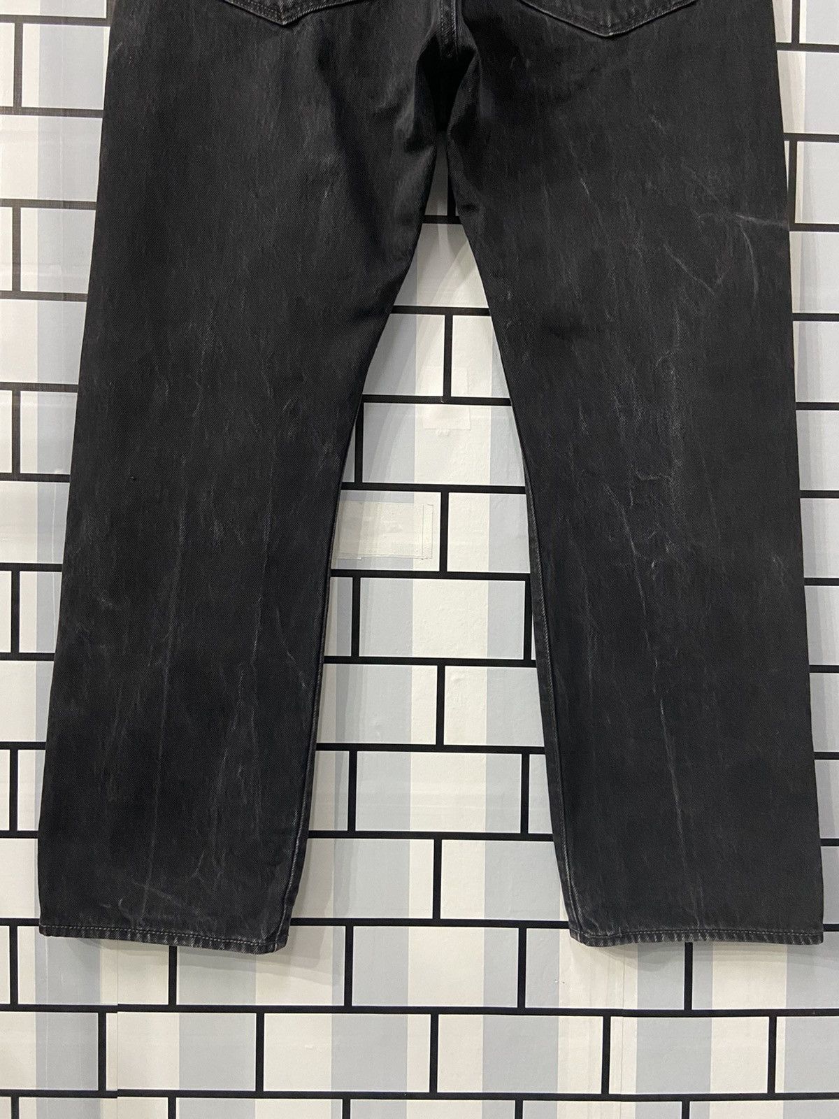 Levi's × Vintage Vintage Levi’s 501 Faded Black Jeans Denim 38X30 Size US 38 / EU 54 - 15 Thumbnail