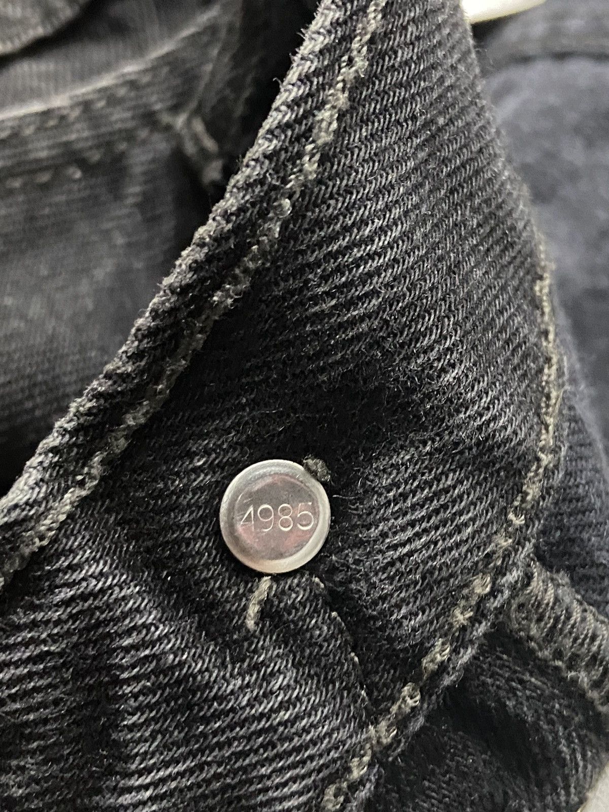 Levi's × Vintage Vintage Levi’s 501 Faded Black Jeans Denim 38X30 Size US 38 / EU 54 - 23 Thumbnail