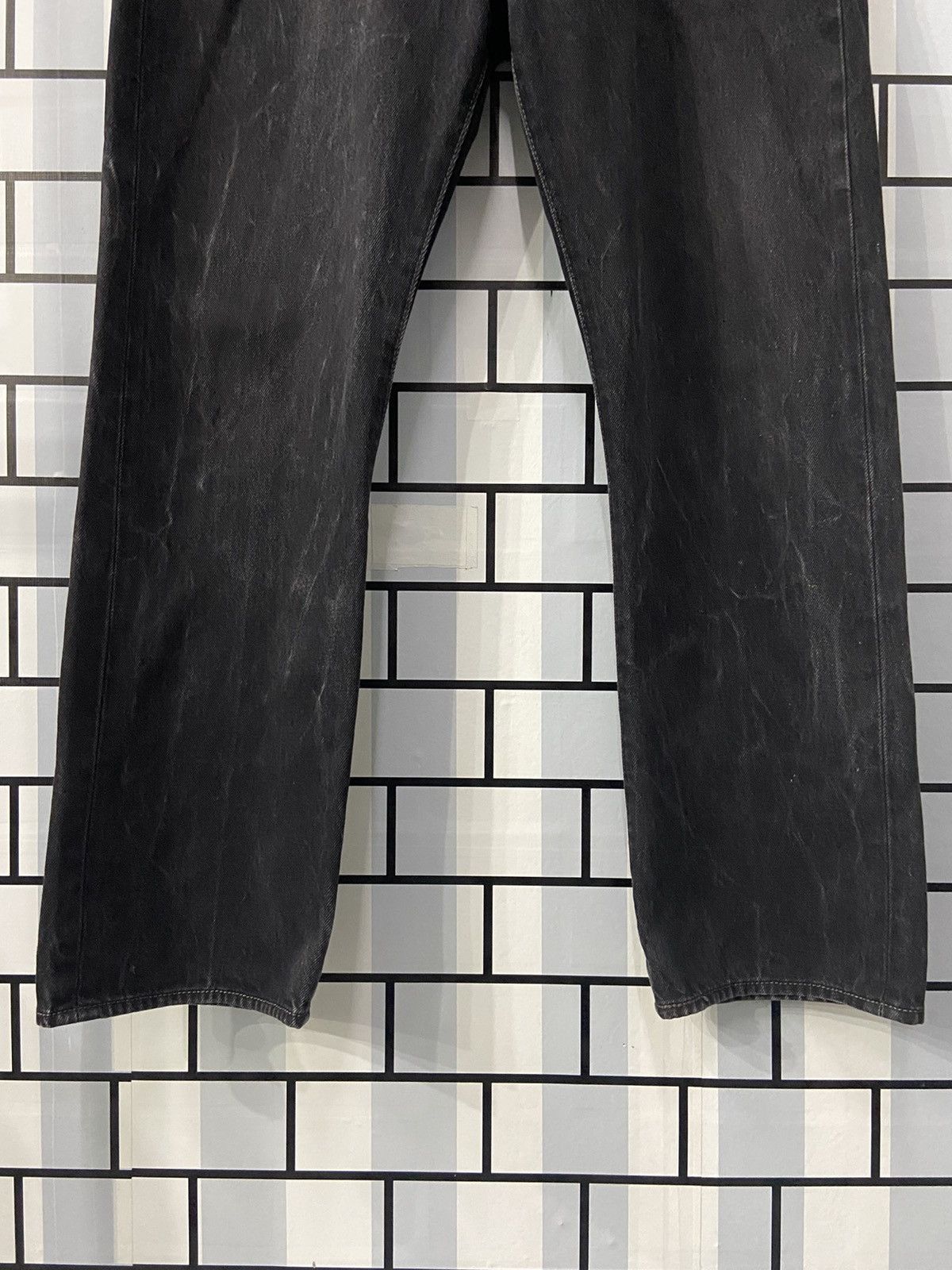 Levi's × Vintage Vintage Levi’s 501 Faded Black Jeans Denim 38X30 Size US 38 / EU 54 - 5 Thumbnail